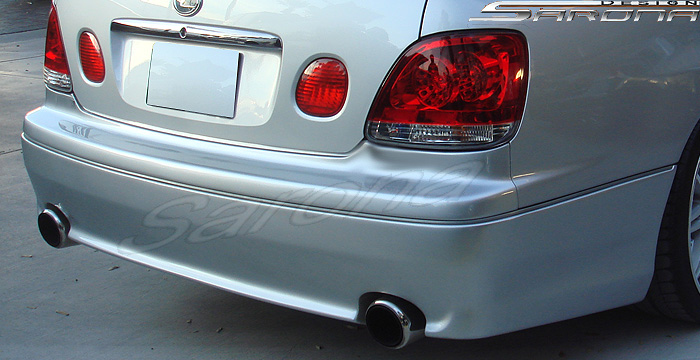 Custom Lexus GS300/400 Rear Bumper  Sedan (1998 - 2005) - $550.00 (Part #LX-002-RB)